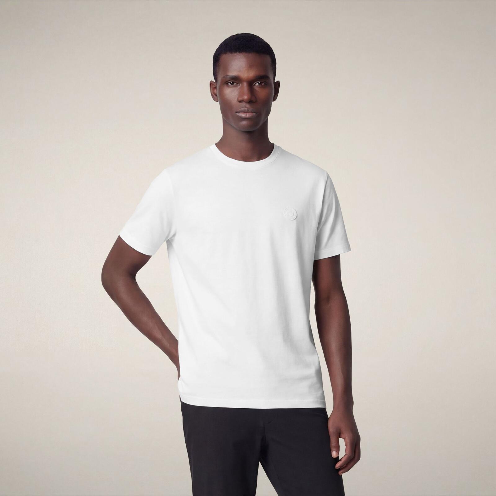 Erkek T-Shirt Beyaz-Adelmar