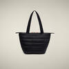 Unisex Orta Boy Shopper Çanta Siyah - Caron