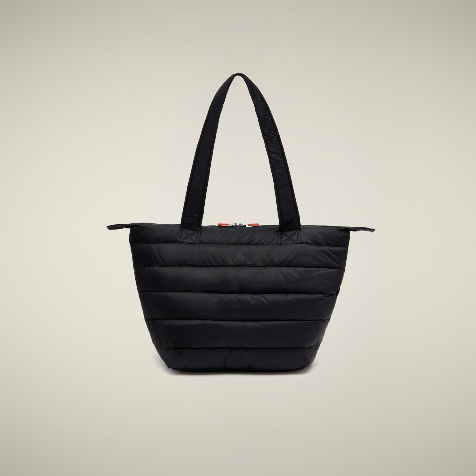 Unisex Orta Boy Shopper Çanta Siyah - Caron