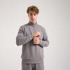 Erkek Koyu Gri Yarım Fermuarlı Sweatshirt
