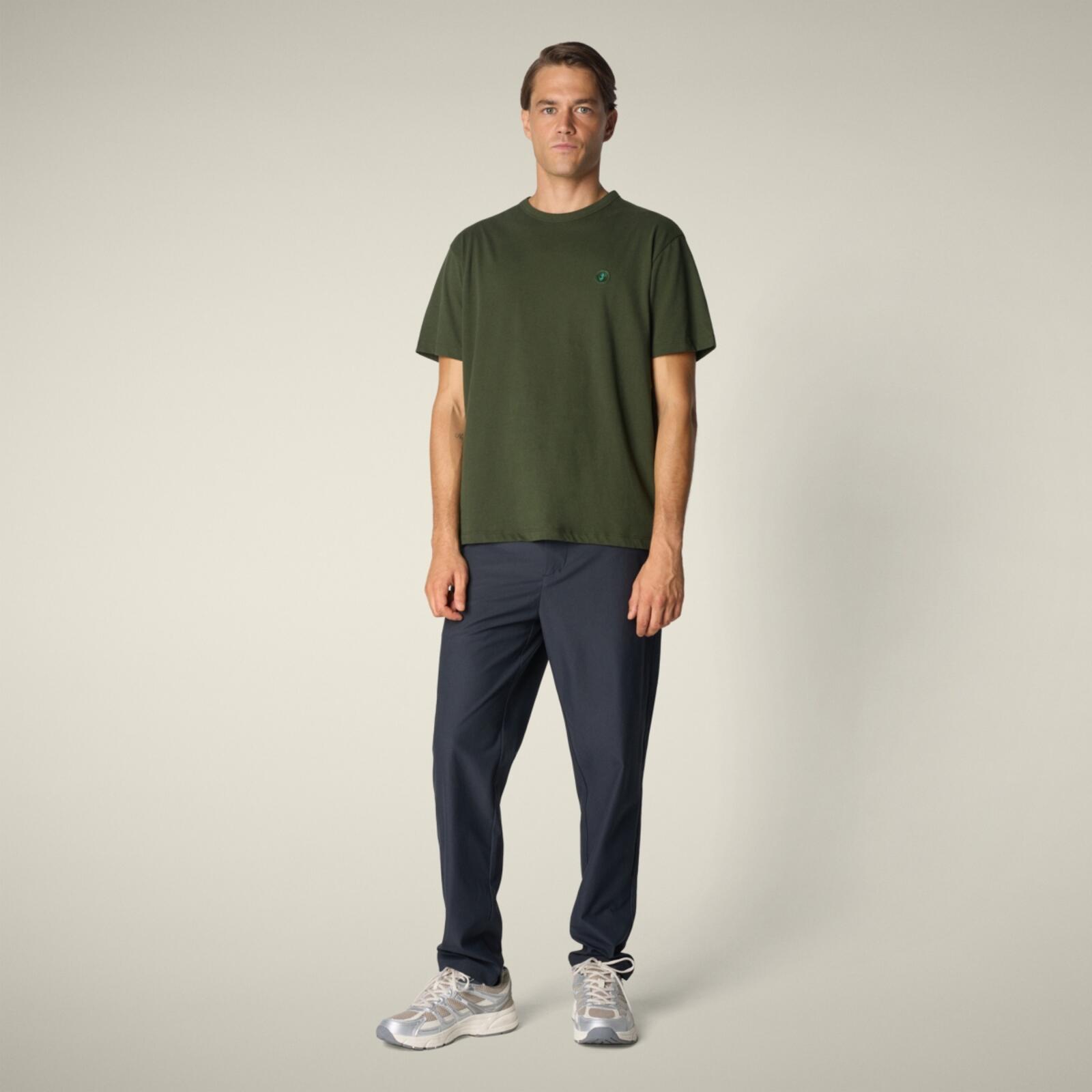 Erkek T-shirt Yeşil - Bram