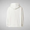 Unisex Kapüşonlu Sweatshirt Beyaz - Itea