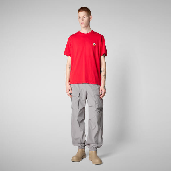 Erkek T-shirt Kırmızı - Caius