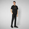 Erkek T-shirt Siyah - Darlan