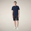Erkek T-shirt Lacivert - Adelmar