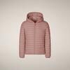 Çocuk Mont Pastel Pembe-Ana
