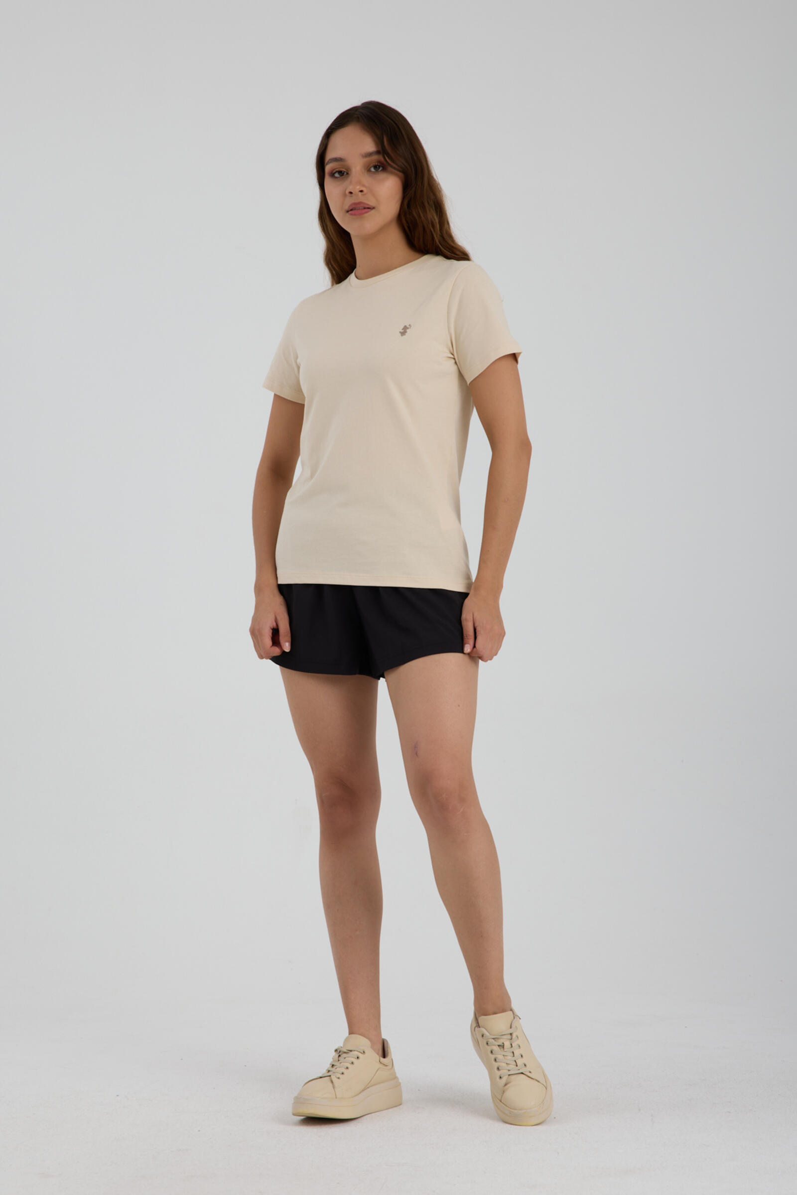 Kadın T-shirt Bej - Iona