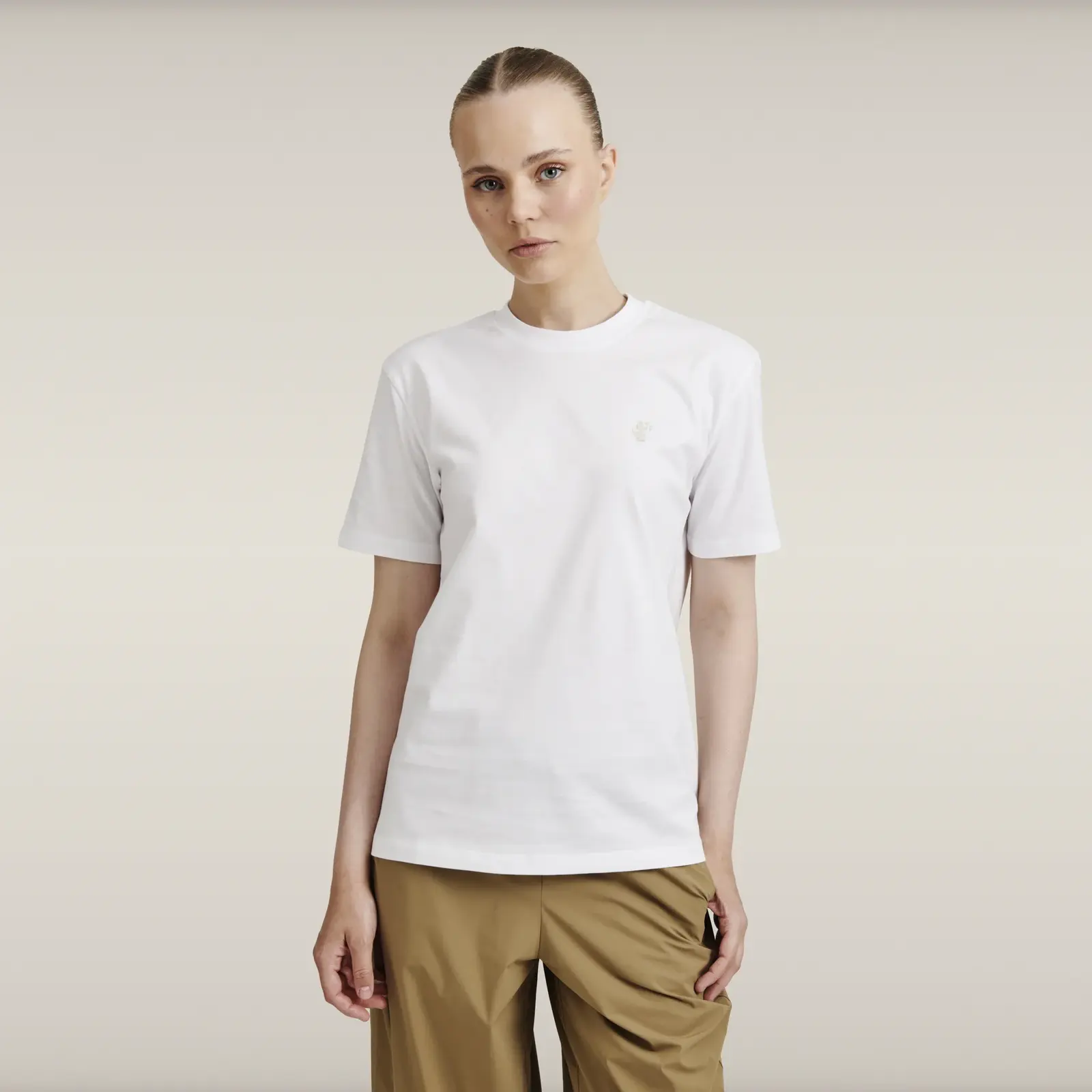 Kadın Beyaz Basic T-shirt