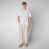 Erkek T-shirt Beyaz - Bram