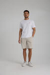 Erkek T-shirt Beyaz - Clem