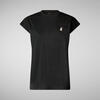 Kadın T-shirt Siyah - Eira