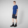 Erkek T-shirt Mavi - Caius