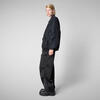 Unisex Bomber Ceket Koyu Mavi - Usher