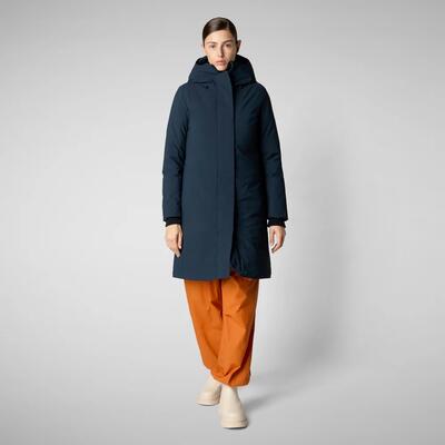 Kadın Kapüşonlu Parka Koyu Lacivert - Sienna