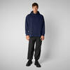 Unisex Kapüşonlu Sweatshirt Lacivert - Itea