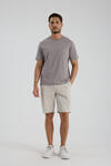 Erkek T-shirt Gri - Clem