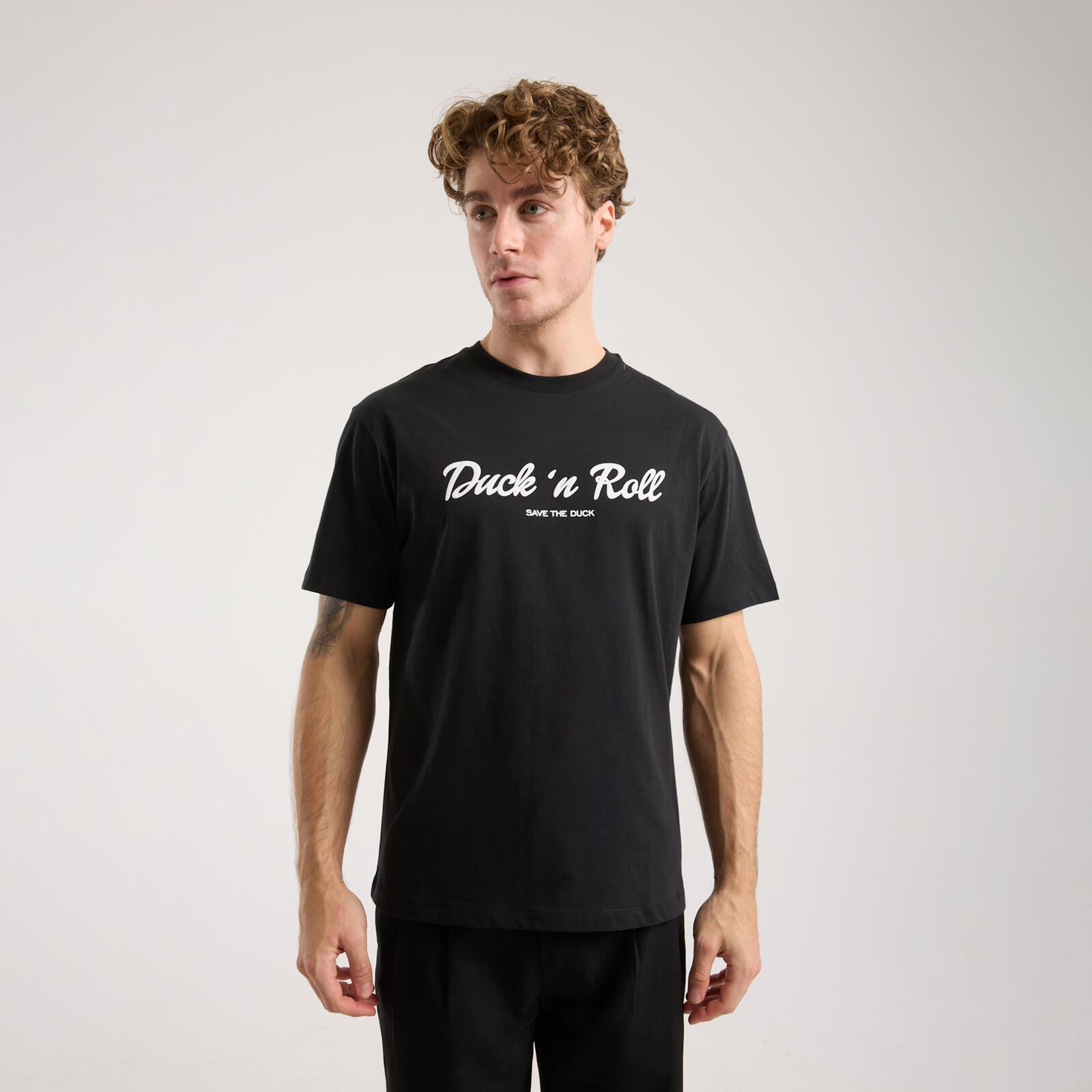 Erkek T-shirt Siyah - Ethen