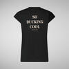 Kadın T-shirt Siyah - Eira