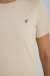 Kadın T-shirt Bej - Iona