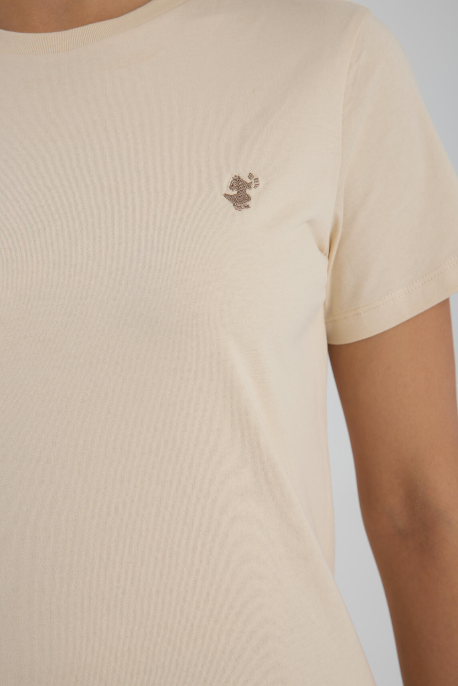 Kadın T-shirt Bej - Iona