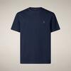 Erkek T-shirt Lacivert - Adelmar