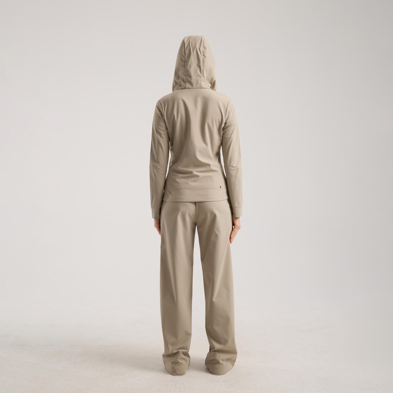 Kadın Wide Leg Pantolon Bej - Ilma