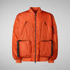 Unisex Bomber Ceket Turuncu - Usher