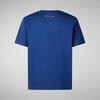 Erkek T-shirt Mavi - Caius