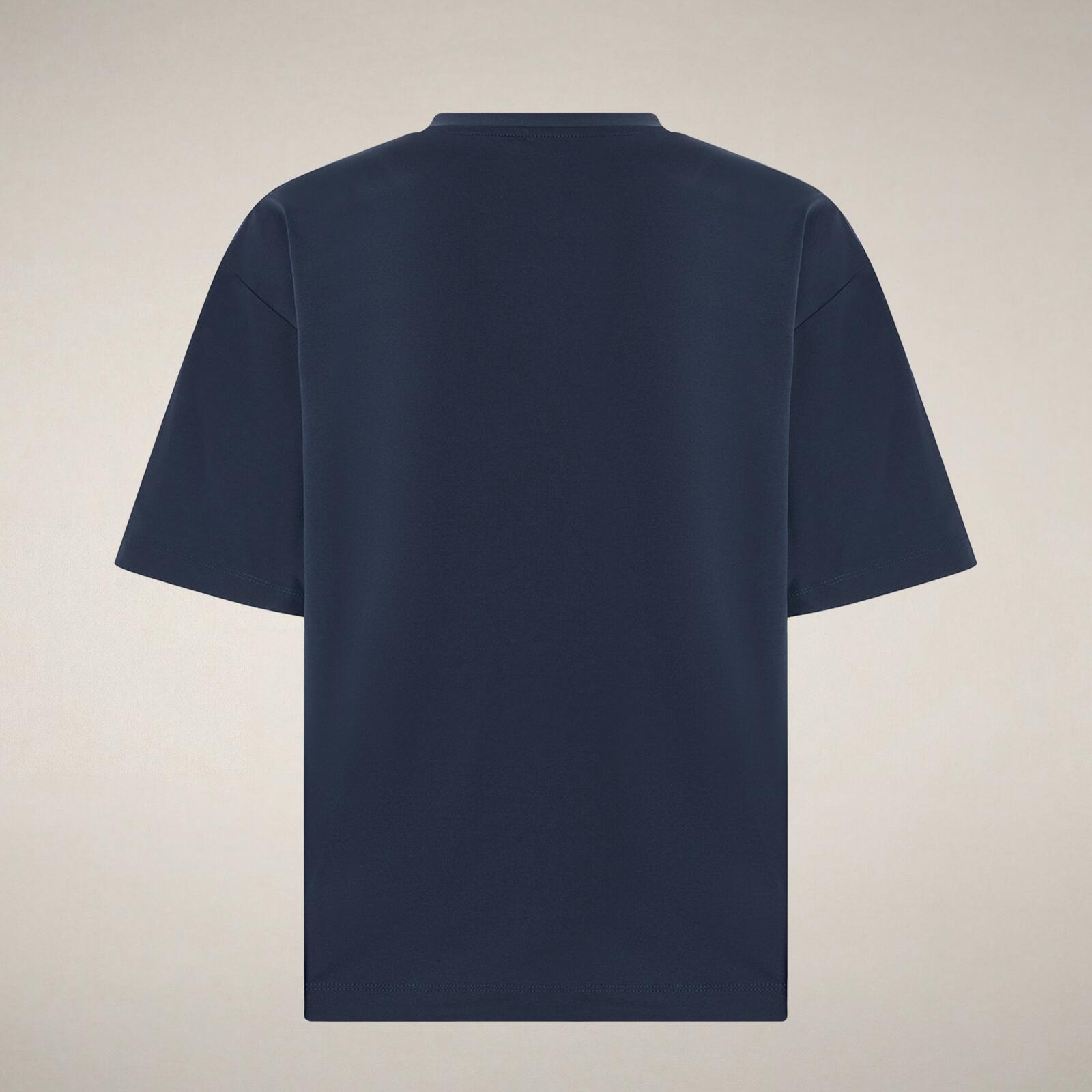 Kadın T-Shirt Lacivert-Lina