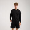 Erkek Siyah Bisiklet Yaka Sweatshirt
