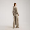 Kadın Wide Leg Pantolon Bej - Ilma