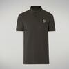 Erkek Polo Yaka T-shirt Gri - Ovidio