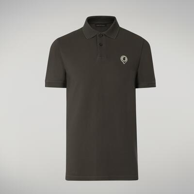 Erkek Polo Yaka T-shirt Gri - Ovidio