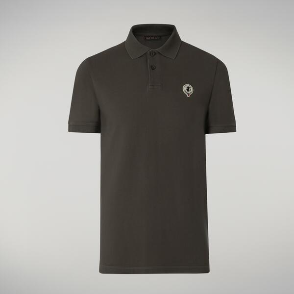 Erkek Polo Yaka T-shirt Gri - Ovidio