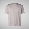 Erkek T-shirt Gri - Taren