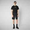 Erkek T-shirt Siyah - Nalo