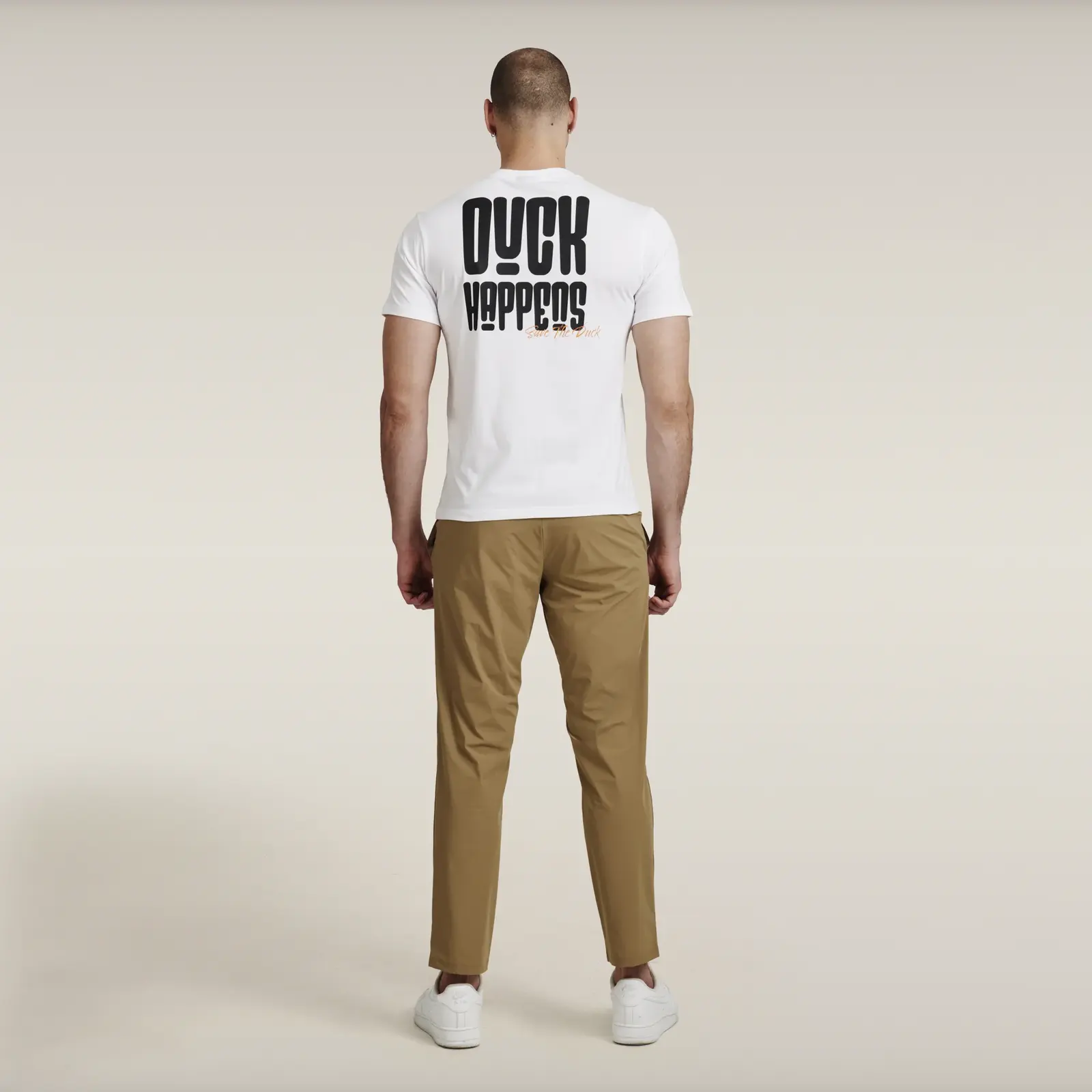 Erkek T-Shirt Beyaz-Cam