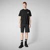 Erkek T-shirt Siyah - Noren