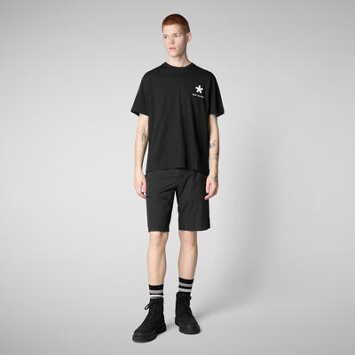 Erkek T-shirt Siyah - Noren