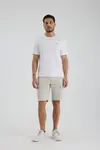 Erkek T-shirt Beyaz - Clem