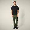 Erkek T-shirt Siyah - Bram