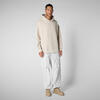 Unisex Kapüşonlu Sweatshirt Bej - Itea