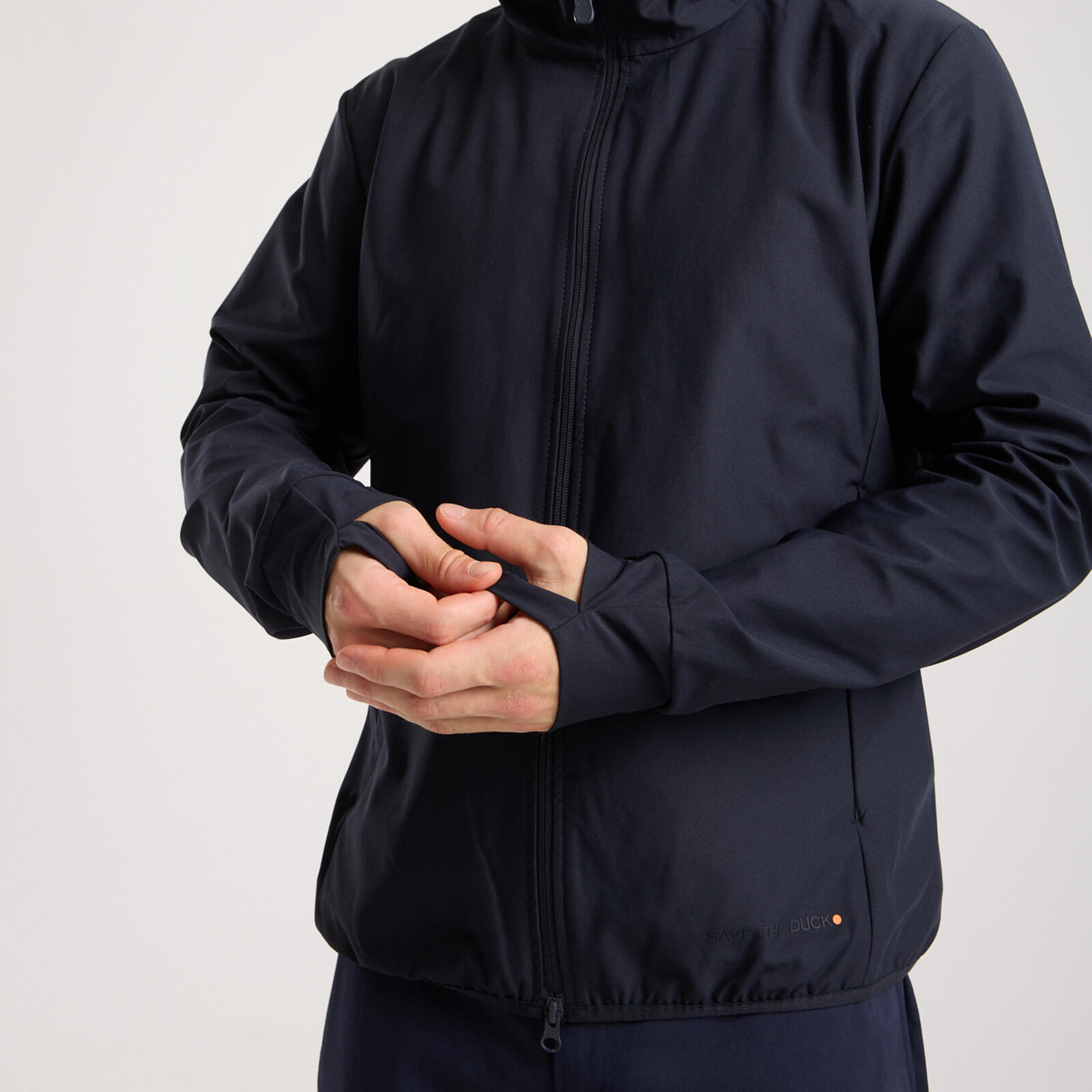 Erkek Fermuarlı Sweatshirt Koyu Lacivert - Delos