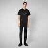 Erkek T-shirt Siyah - Darlan