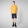 Erkek T-shirt Sarı - Caius