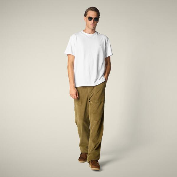 Erkek T-shirt Beyaz - Bram