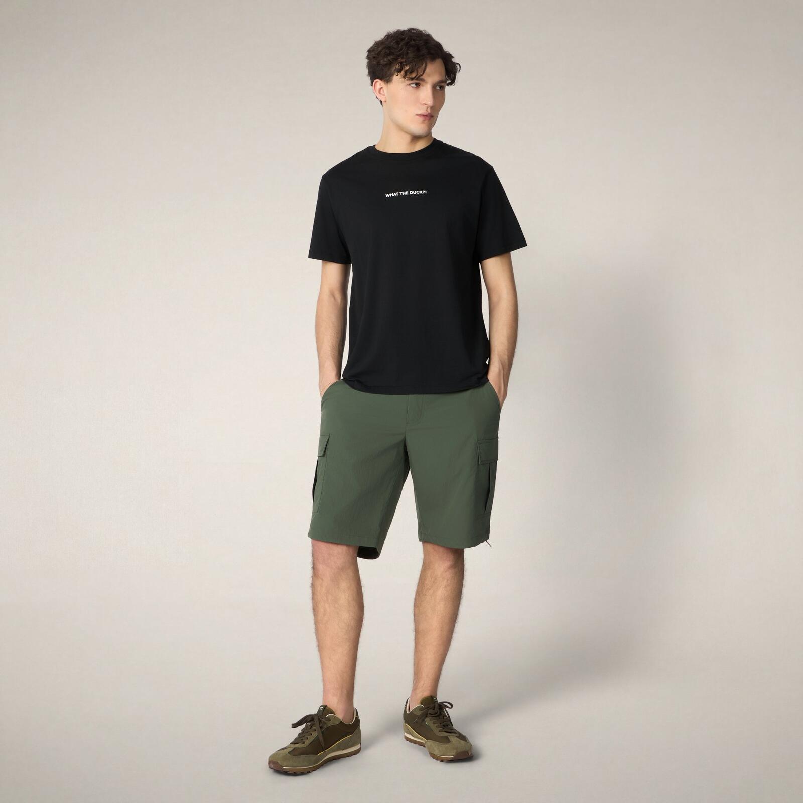 Erkek T-Shirt Siyah-Bern