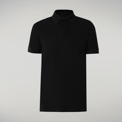 Erkek Polo Yaka T-shirt Siyah - Orio