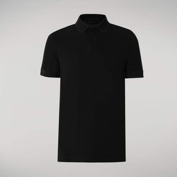 Erkek Polo Yaka T-shirt Siyah - Orio