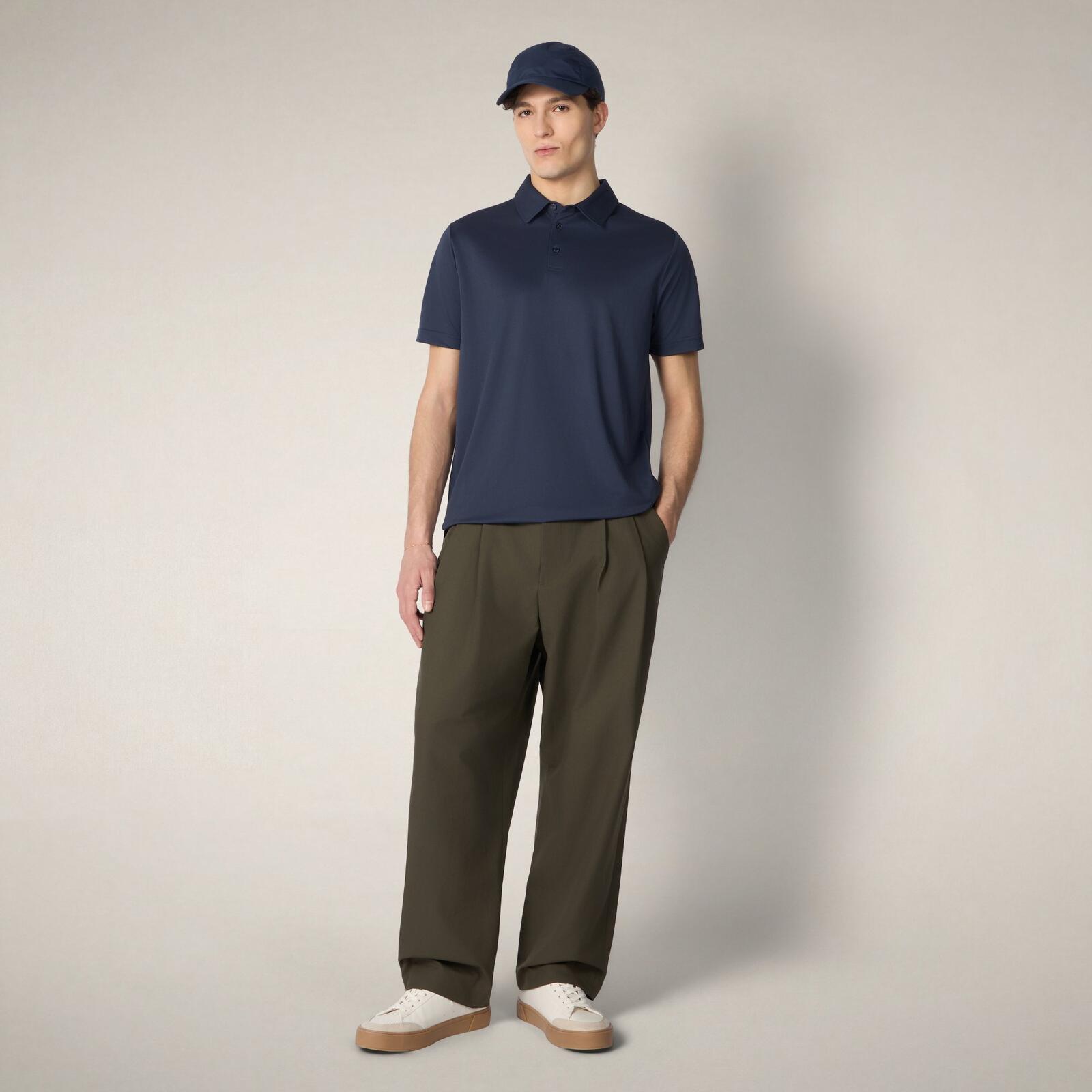 Erkek Polo Lacivert-Clay